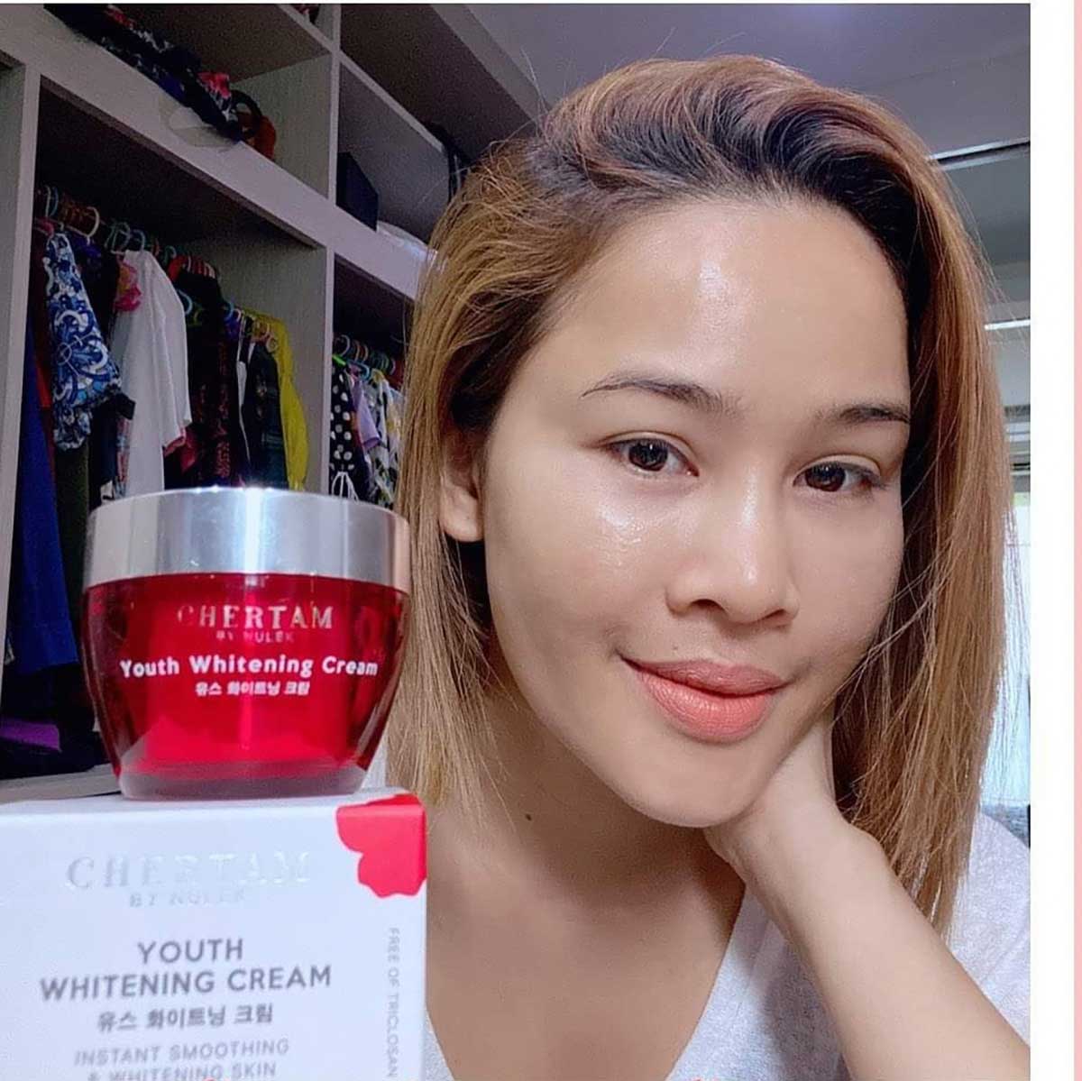 2 Boxes Chertam By Nulek Youth Whitening Cream 30g/Box Korea Brightening Radiant Glow Skin